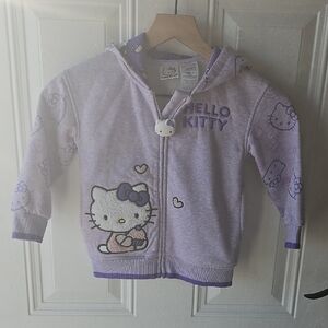 Hello Kitty Lavender Kids Sweatshirt, Toddler size 4